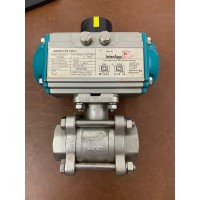 INTERAPP IA050D.F03-F0511 PNEUMATIC ACTUATOR BALL VALVE DN25