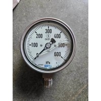 WIKA 0 to 600 kPa Dial Pressure Gauge EN 837-1 WIKA 0 to 600 kPa Dial Pressure Gauge EN 837-1